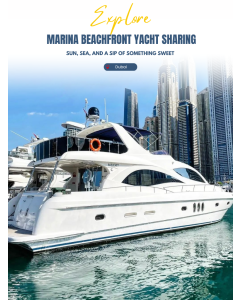 码头海滨游艇共享：仅含软饮或果汁 – 1小时 Marina Beachfront Yacht Sharing: Soft Drinks or Juices Only – 1 Hour