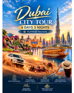 迪拜城市游｜4天3晚铂金套餐 Dubai City Tour 4Days-3Nights Platinum